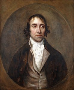 艺术家的兄弟约翰·盖恩斯伯勒（John Gainsborough）的肖像，胸围长，穿着棕色夹克和背心，白色股票， 作者 托马斯·盖恩斯伯勒