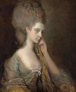切斯特菲尔德伯爵夫人安妮·Thistlethwaite夫人的画像 作者 托马斯·盖恩斯伯勒