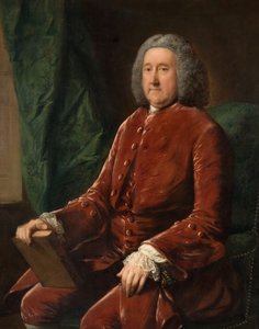 托马斯-考华德的肖像，1765年。 作者 托马斯·盖恩斯伯勒