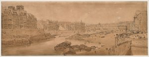 巴黎最美的20幅风景选集...，1802年。 作者 托马斯·吉尔丁