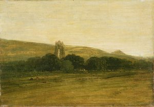 吉斯伯勒修道院，c.1801-02（布面油画） 作者 托马斯·吉尔丁
