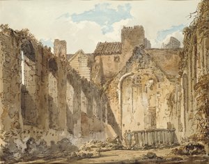 萨沃伊宫的小教堂废墟，伦敦，约1795-1796年
