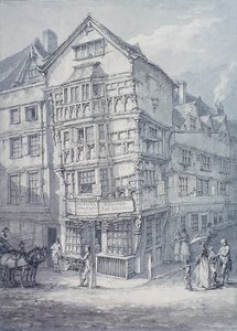 伦敦Chancery Lane，1814年 作者 托马斯·赫恩