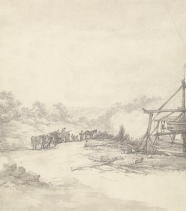 在 Coalbrookdale 卸载矿坑支柱 作者 托马斯·赫恩