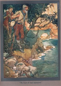 没有人类出现的痕迹（彩色石版画） 作者 汤玛斯·希思·罗宾逊