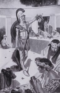 然后珀尔修斯......高举高竿的头颅（石版画） 作者 汤玛斯·希思·罗宾逊