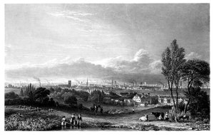 曼彻斯特景观，1844年。