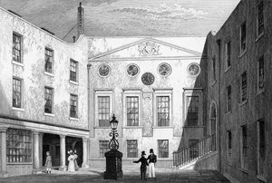 Apothecaries&39;Hall，Pilgrim St.，Blackfriars，由J. Hinchliff雕刻，1831年 作者 托马斯·霍斯默牧羊人