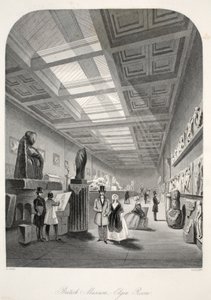 大英博物馆，埃尔金厅，来自&39;伦敦室内设计及其服装和仪式&39;酒吧。 Joseph Mead，伦敦，c.1843（钢版画） 作者 托马斯·霍斯默牧羊人
