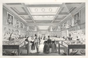 大英博物馆，动物画廊，来自“伦敦室内设计与服饰和仪式”酒吧。 Joseph Mead，伦敦，c.1843（钢版画） 作者 托马斯·霍斯默牧羊人