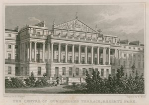 伦敦摄政公园Cumberland Terrace中心 作者 托马斯·霍斯默牧羊人