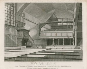 St Bartolomew大教堂，西史密斯菲尔德 作者 托马斯·霍斯默牧羊人