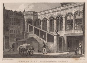 Crosby Hall，Bishopsgate Street，伦敦 作者 托马斯·霍斯默牧羊人
