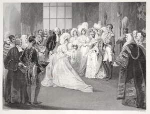 维多利亚女王的绘画室，来自“伦敦室内设计及其服装和仪式”酒吧。 Joseph Mead，伦敦，c.1843（钢版画） 作者 托马斯·霍斯默牧羊人