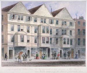 伦敦市费特巷，1855年 作者 托马斯·霍斯默牧羊人