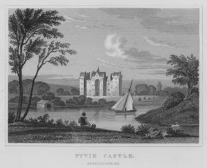 Fyvie 城堡，阿伯丁郡（雕刻） 作者 托马斯·霍斯默牧羊人