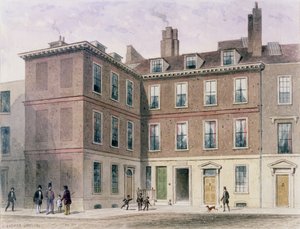 法官杰弗里的家，1853年 作者 托马斯·霍斯默牧羊人