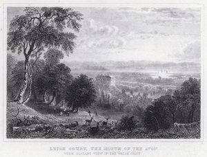 Leigh Court，雅芳河口，远眺威尔士海岸（雕刻） 作者 托马斯·霍斯默牧羊人
