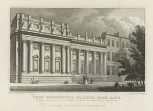 Park Lane的Lord Grosvenors画廊 作者 托马斯·霍斯默牧羊人