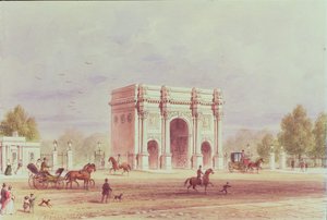 大理石拱门，c.1851 作者 托马斯·霍斯默牧羊人