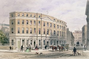 1851年Gresham St入口处的新房 作者 托马斯·霍斯默牧羊人