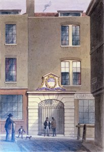 1855年Bakers&39;Hall入口 作者 托马斯·霍斯默牧羊人