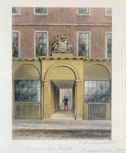 织布工大厅入口，1854年 作者 托马斯·霍斯默牧羊人