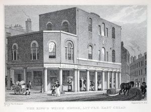 The King&39;s Weigh-House，来自&39;伦敦及其在19世纪的周边&39;酒吧。 Jones und Co.，1827-1829 作者 托马斯·霍斯默牧羊人
