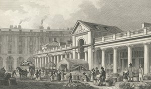 新的考文特花园市场的NW门面，1827-30 作者 托马斯·霍斯默牧羊人