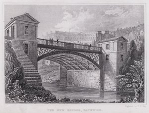 The New Bridge, Bathwick (engraving) 作者 托马斯·霍斯默牧羊人