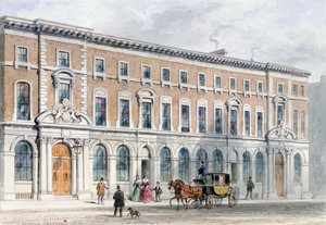 商人泰勒学院和霍尔新建筑，1853年 作者 托马斯·霍斯默牧羊人