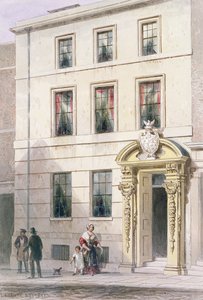 1850年画家史塔纳大厅的新阵线（纸上写着） 作者 托马斯·霍斯默牧羊人