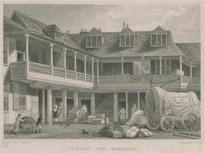 The Tabard Inn，Southwark 作者 托马斯·霍斯默牧羊人