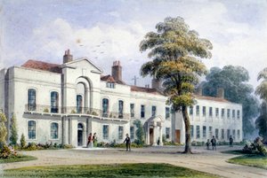 伦敦肯辛顿的布朗普顿小屋景观，1857年 作者 托马斯·霍斯默牧羊人