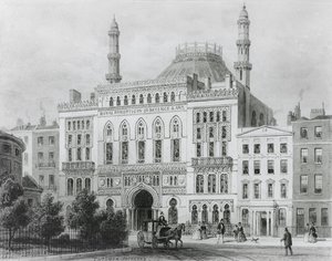 1825年皇家科学和艺术全景视图（石版画） 作者 托马斯·霍斯默牧羊人