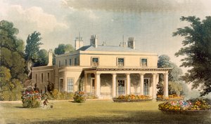 温布尔登公园，来自R. Ackermann（1764-1834）的“艺术资料库”，1823年（彩色雕刻）