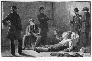 约翰·布朗（John Brown）于1859年被捕后（1807-1859）。