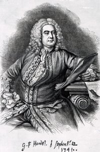 乔治弗雷德里克亨德尔，1749年（mezzotint）