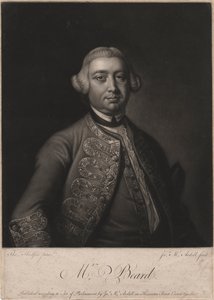 比尔德先生，由James McArdell（c.1729-65）刻，1764年（mezzotint） 作者 托马斯·哈德森