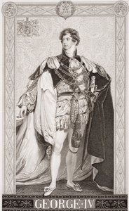 乔治四世（1762-1830）来自“英国和苏格兰历史插图”第二卷（见179434） 作者 托马斯·劳伦斯