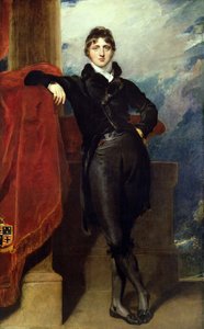 格兰维尔·列维森·高勋爵（Lord Granville Leveson-Gower），后期第一伯爵·格兰维尔，约1804-6年（布面油画） 作者 托马斯·劳伦斯