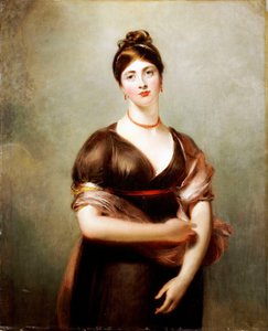 伊丽莎白·詹宁斯（Elizabeth Jennings）肖像，摆在维纳斯·梅迪奇（Vedus de“ Medici”），1798-99年 作者 托马斯·劳伦斯
