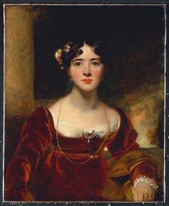 约翰·阿诺特夫人肖像，约1810-15年 作者 托马斯·劳伦斯