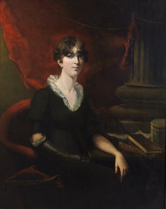 一位女士的肖像，可能是Sarah Harriet Burney（1772-1884）