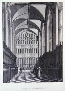新学院礼拜堂 作者 托马斯·马尔顿（Thomas Malton Jnr）。