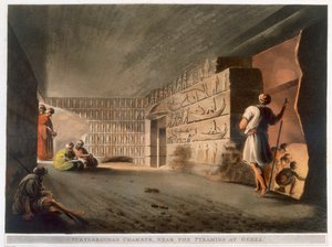 吉萨金字塔附近的地下室》，1802年