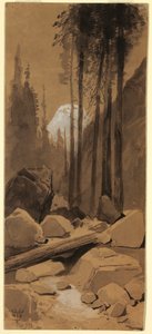绘画，《优胜美地山谷》，1872 年 作者 托马斯·莫兰