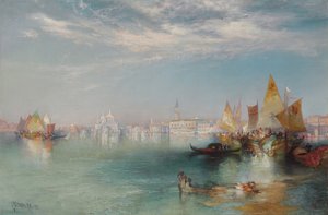 威尼斯大运河，1901年 作者 托马斯·莫兰