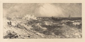 波涛汹涌的大海 作者 托马斯·莫兰