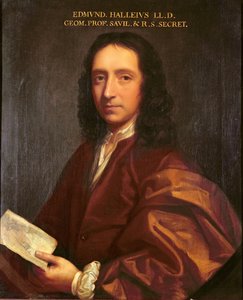 爱德蒙哈雷的肖像，c.1687